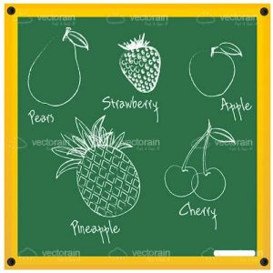 Fruits sketch